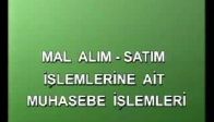 Ders 6: Mal Alım-Satım İşlemlerine Ait Muhasebe İş